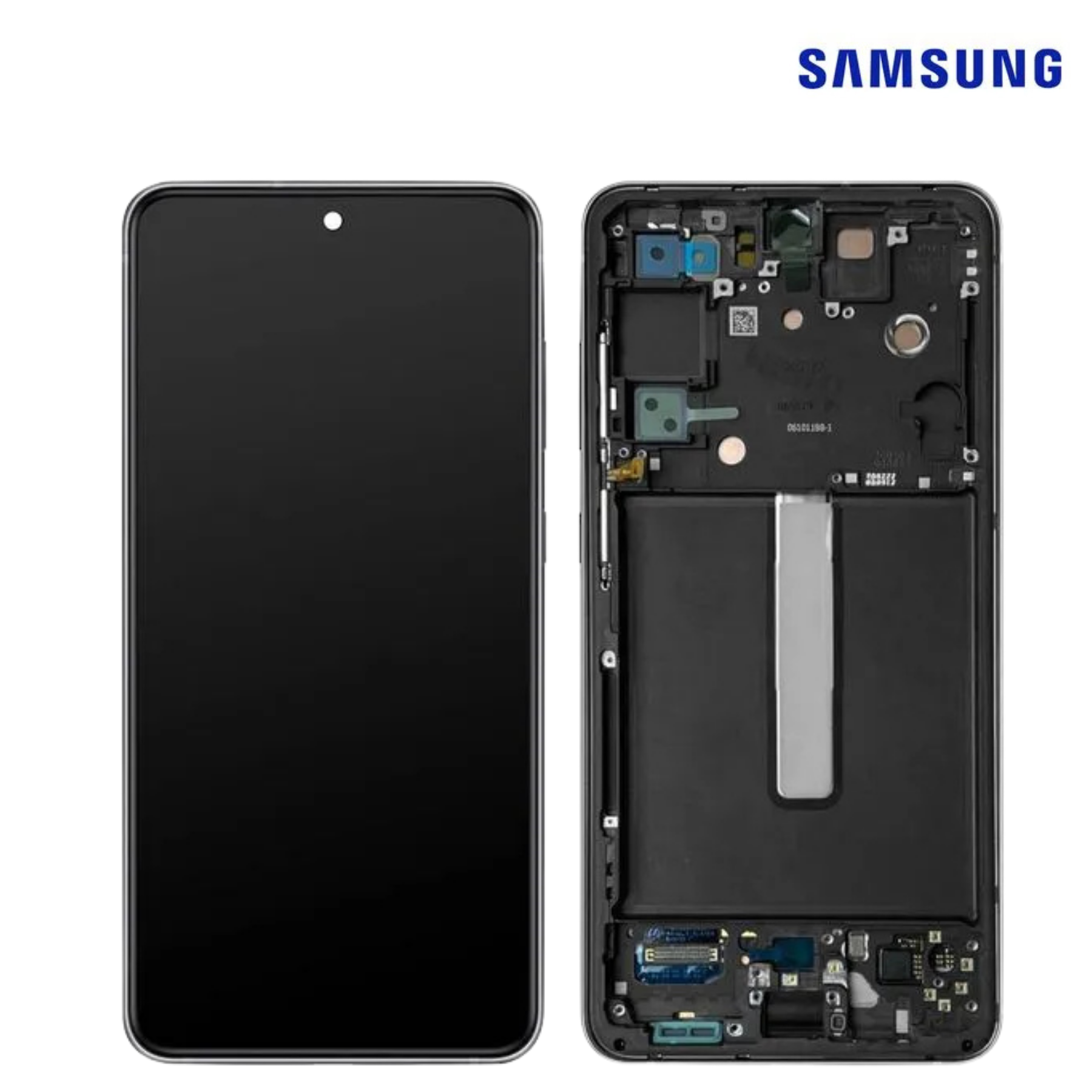 SAMSUNG A32 5G / SM-A326B BLACK (with frame) LCD